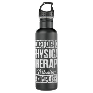 DPT Doctor of Physical Therapy Accomplish Physioth Stainless Steel Water Bottle