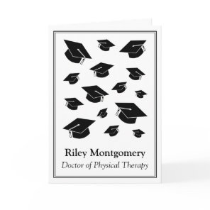 DPT Doctor of Physical Therapy Graduation Card