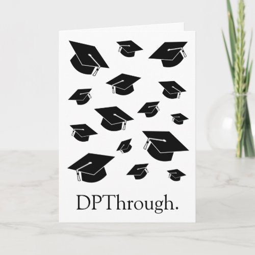 DPT  Doctor of Physical Therapy Graduation Card