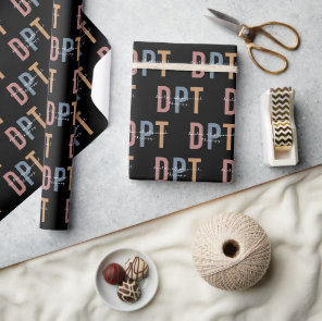 DPT Doctor of Physical Therapy Physical Therapist Wrapping Paper