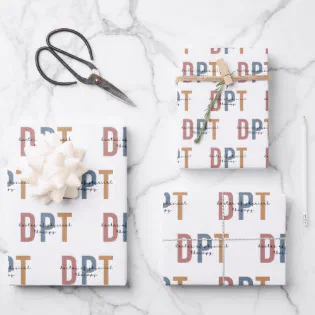 DPT Doctor of Physical Therapy Physical Therapist Wrapping Paper Sheets