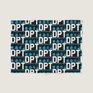 DPT Doctor of Physical Therapy Physiotherapy  Fleece Blanket