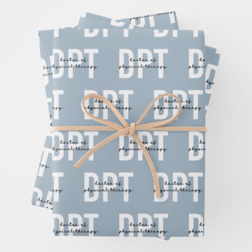 DPT Doctor of Physical Therapy Wrapping Paper Sheets