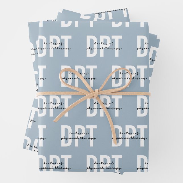 DPT Doctor of Physical Therapy Wrapping Paper Sheets (In situ)