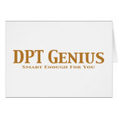 DPT Genius Gifts (Front Horizontal)