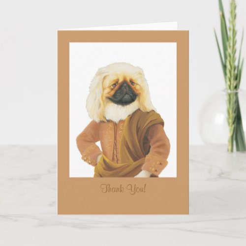 DR090 Pekingese Thank You card