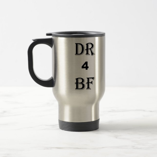 DR 4 BF ABM travel coffee mug (Left)