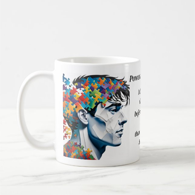 Dr.Anders Osborne Ph.D.- Positive Quote ADHD W Mug (Left)