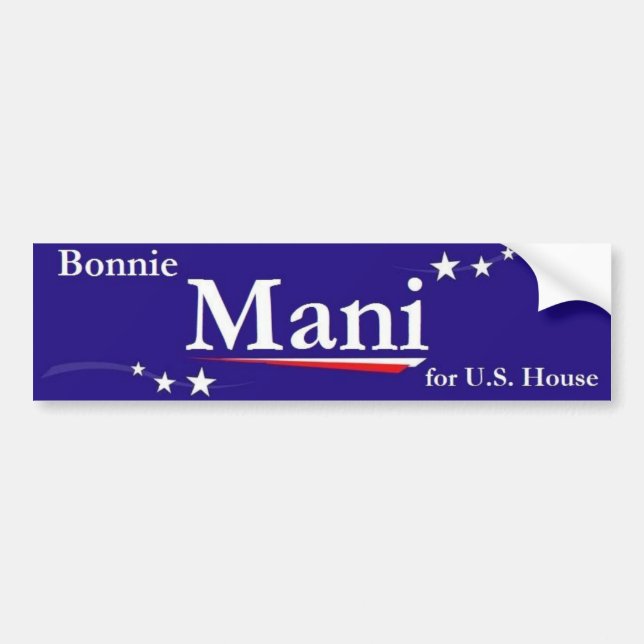 Dr. Bonnie Mani Bumper Sticker (Front)