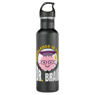 Dr. Brain Neurology Science Stainless Steel Water Bottle