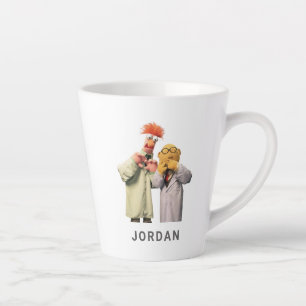 Dr. Bunsen Honeydew and Beaker 2 Latte Mug