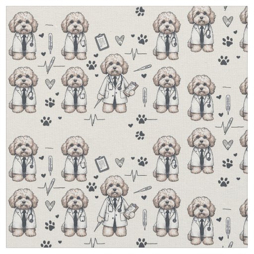 Dr Cavoodle Fabric