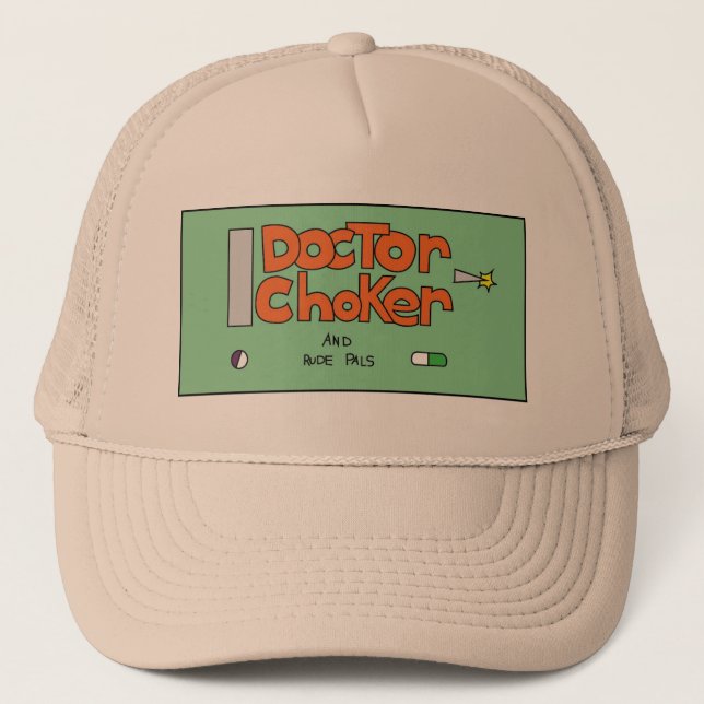 Dr.choker trucker hat (Front)