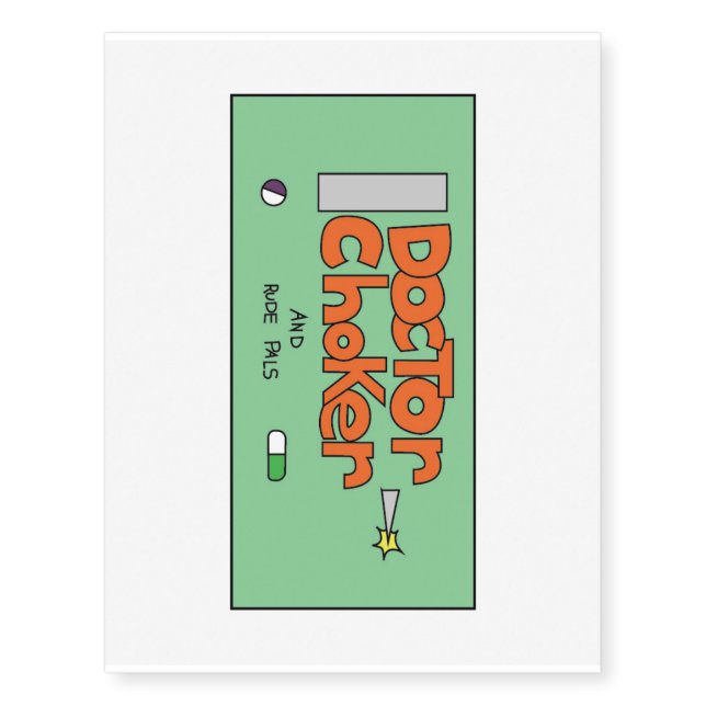 Dr.choker's Temporary Tattoos (Front)