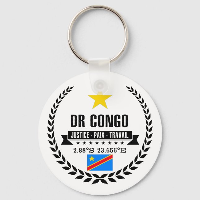 DR Congo Keychain (Front)