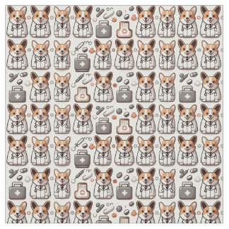 Dr Corgi Fabric