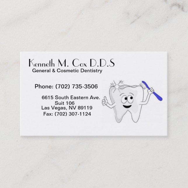 Dr. Cox Card (Front)