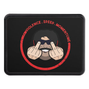 Dr Disrespect Violence Speed Momentum T-Shirt Hitch Cover