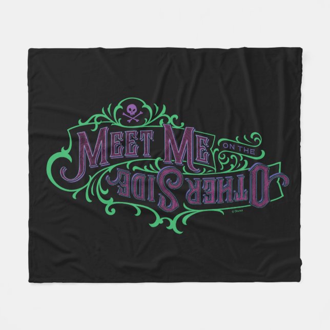 Dr. Facilier | Meet Me One the Other Side Fleece Blanket (Front (Horizontal))