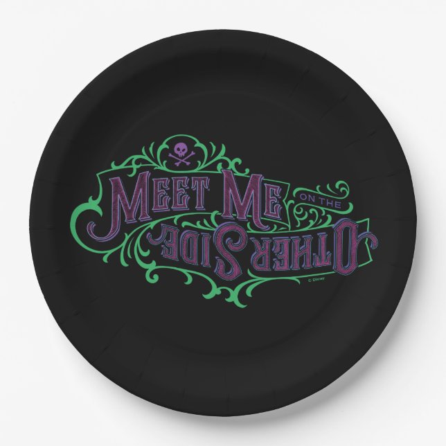 Dr. Facilier | Meet Me One the Other Side Paper Plates (Front)