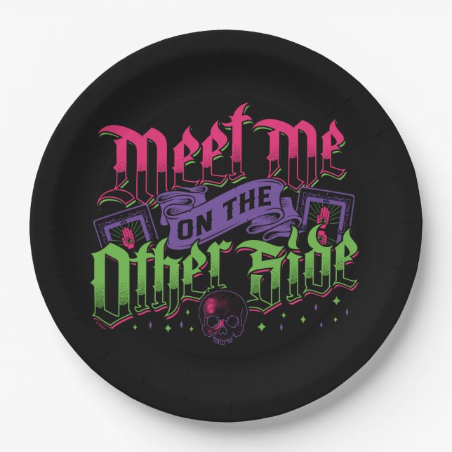 Dr. Facilier | Meet Me Paper Plates (Front)