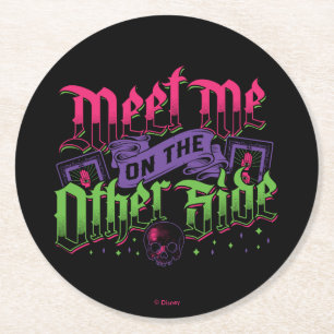 Dr. Facilier   Meet Me Round Paper Coaster