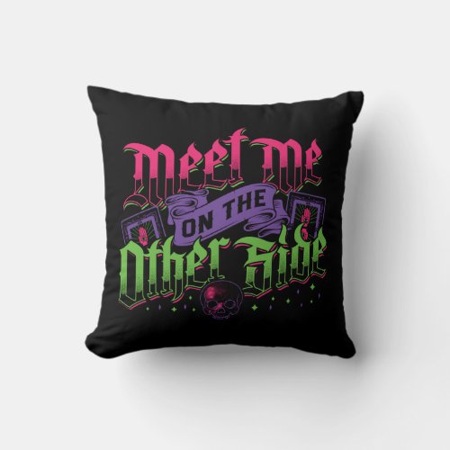 Dr Facilier  Meet Me Throw Pillow