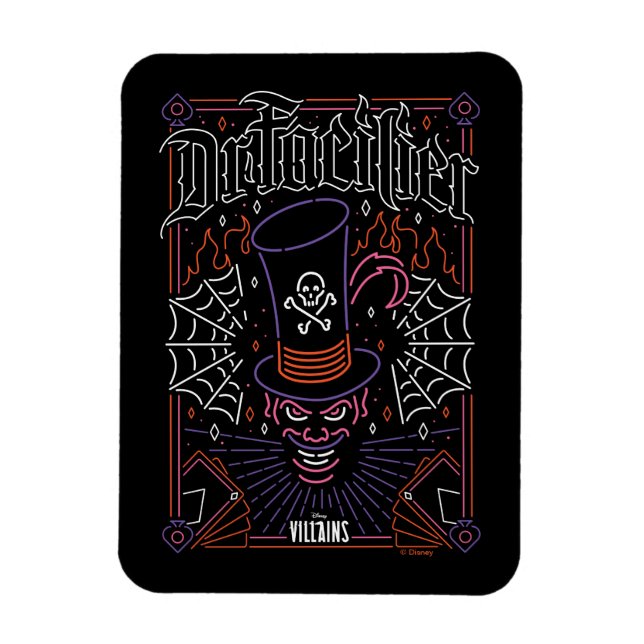 Dr. Facilier | Neon Face Magnet (Vertical)