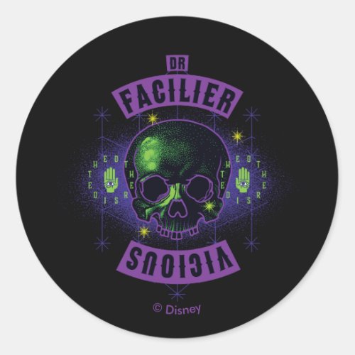 Dr Facilier  Vicious Classic Round Sticker