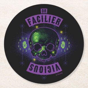 Dr. Facilier   Vicious Round Paper Coaster