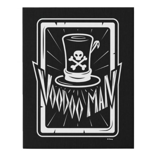 Dr Facilier   Voodoo Man Faux Canvas Print