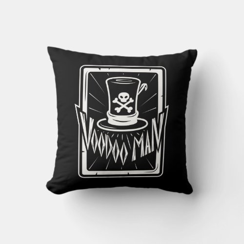 Dr Facilier   Voodoo Man Throw Pillow