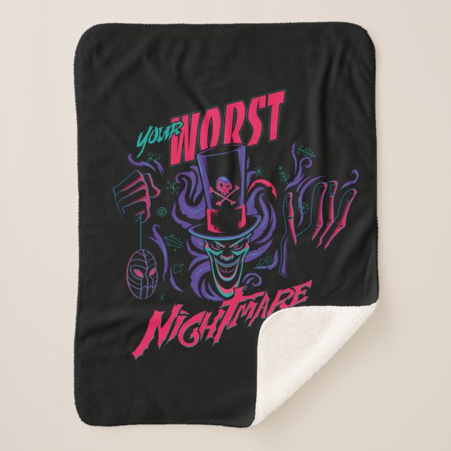 Dr. Facilier | Your Worst Nightmare Sherpa Blanket (Front)
