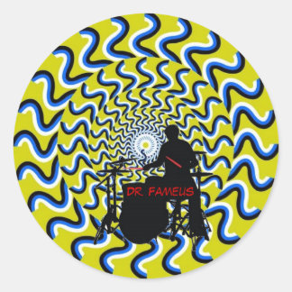 Dr.Fameus six 3in stickers