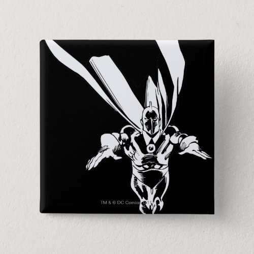 Dr Fate Flying Outline Pinback Button