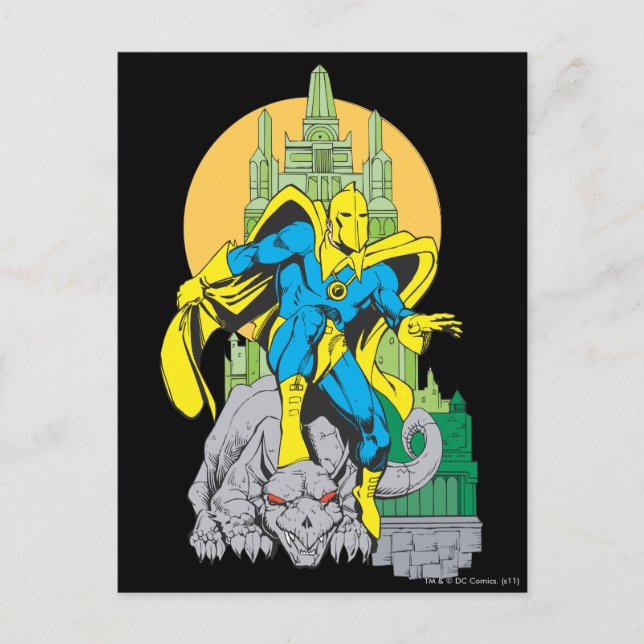 Dr. Fate & Invisible Tower Postcard (Front)