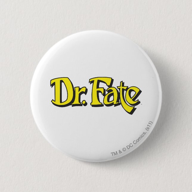 Dr. Fate Logo Button (Front)