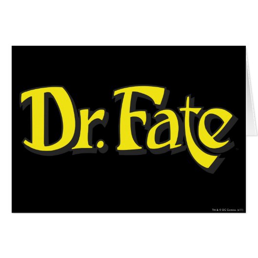 Dr. Fate Logo Cards (Front Horizontal)