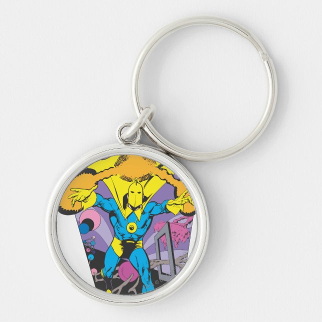 Dr. Fate Manipulates Magic Keychain (Front)