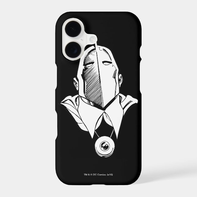 Dr. Fate Mask Outline Iphone Case (Back)
