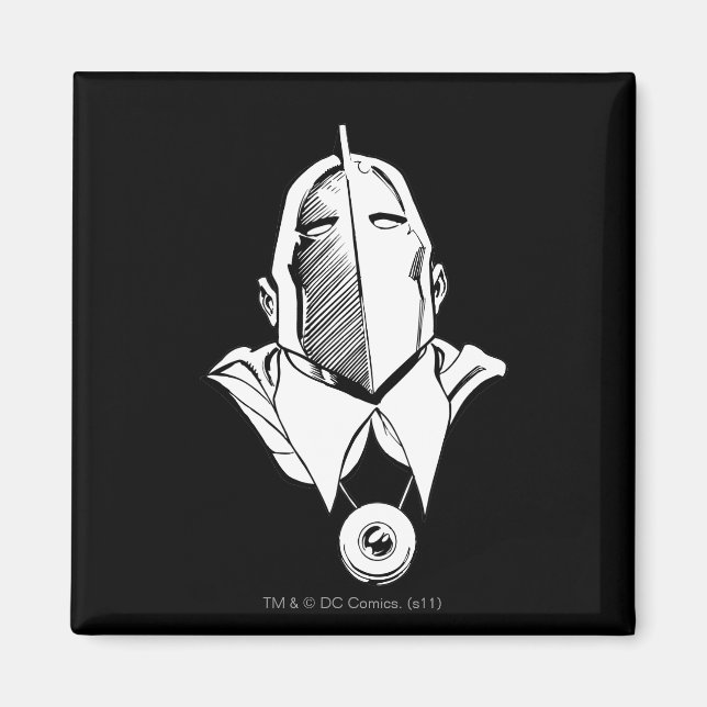 Dr. Fate Mask Outline Magnet (Front)