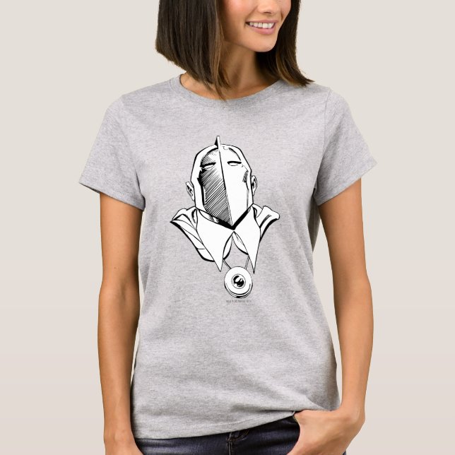 Dr. Fate Mask Outline T-Shirt (Front)