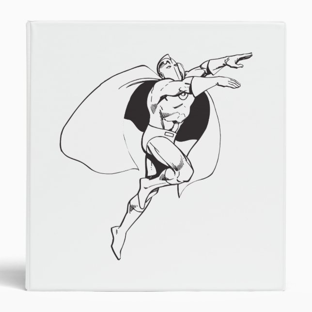 Dr. Fate Soaring Outline 3 Ring Binder (Front)