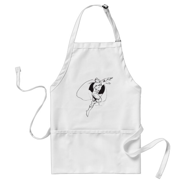Dr. Fate Soaring Outline Adult Apron (Front)