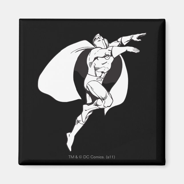 Dr. Fate Soaring Outline Magnet (Front)