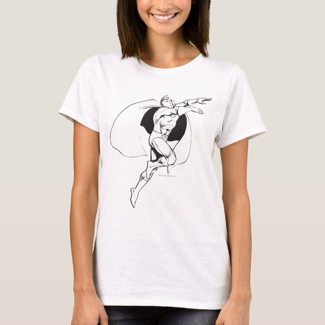 Dr. Fate Soaring Outline T-Shirt (Front)