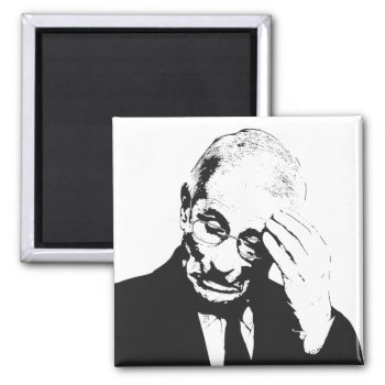 Dr. Fauci Facepalm Magnet by Moma_Art_Shop at Zazzle