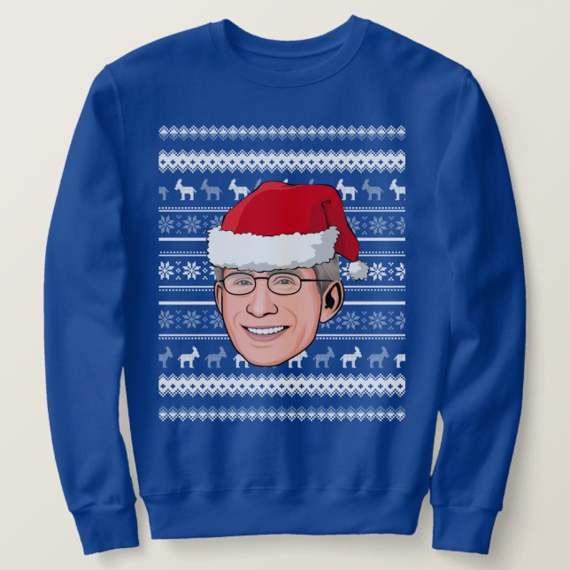 Dr. Fauci Holiday Sweatshirt (Design Front)