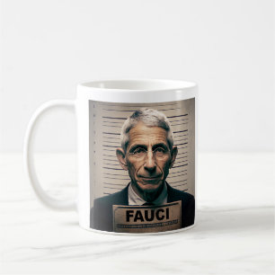 Dr. Fauci Mugshot  Coffee Mug