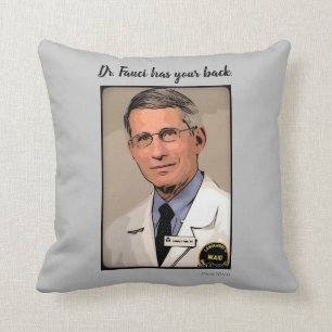 Dr. Fauci Throw Pillow